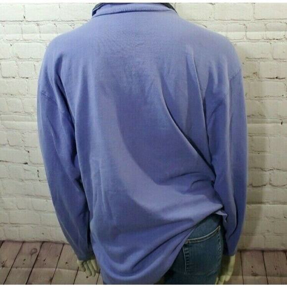 Champion Pullover Sweatshirt Small Womens Purple Long Sleeve Zip Loose - Picture 2 of 5